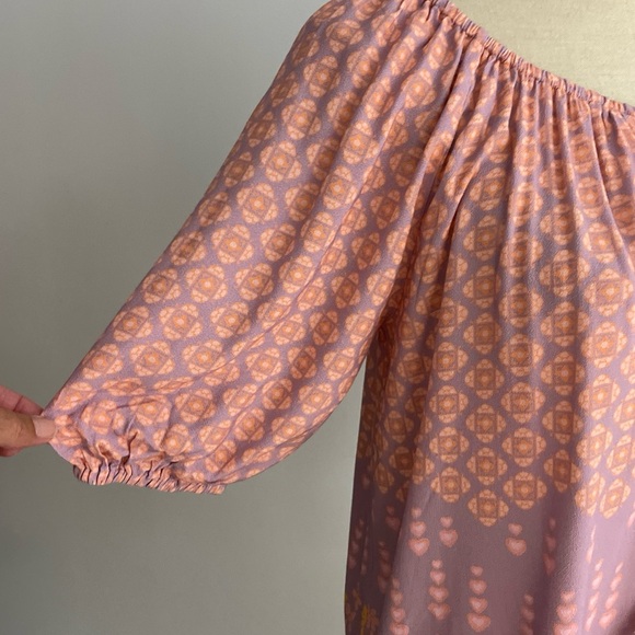 Spell Sweet Nothings Short Sleeve Blouse Sugar Plum Small NWT Boho Festival - Picture 13 of 13